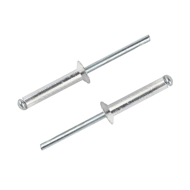 Maozaa 100 PCS 3/16"" x 3/4"" Aluminum Blind Rivets, 4.8 x 18mm Pop Rivets, Silver - Image 1